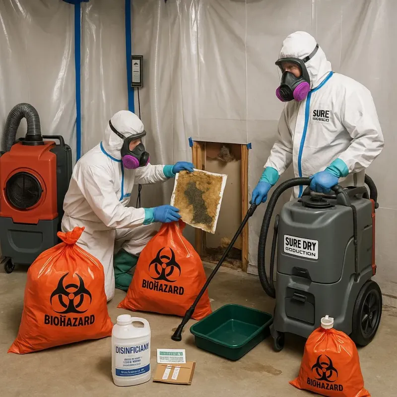 Contaminated Water Handling Protocols process in Saint Peter, WI