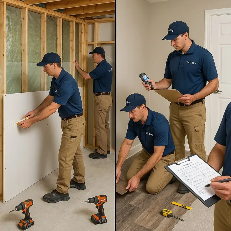 Repairs and Reconstruction process in Saint Peter, WI